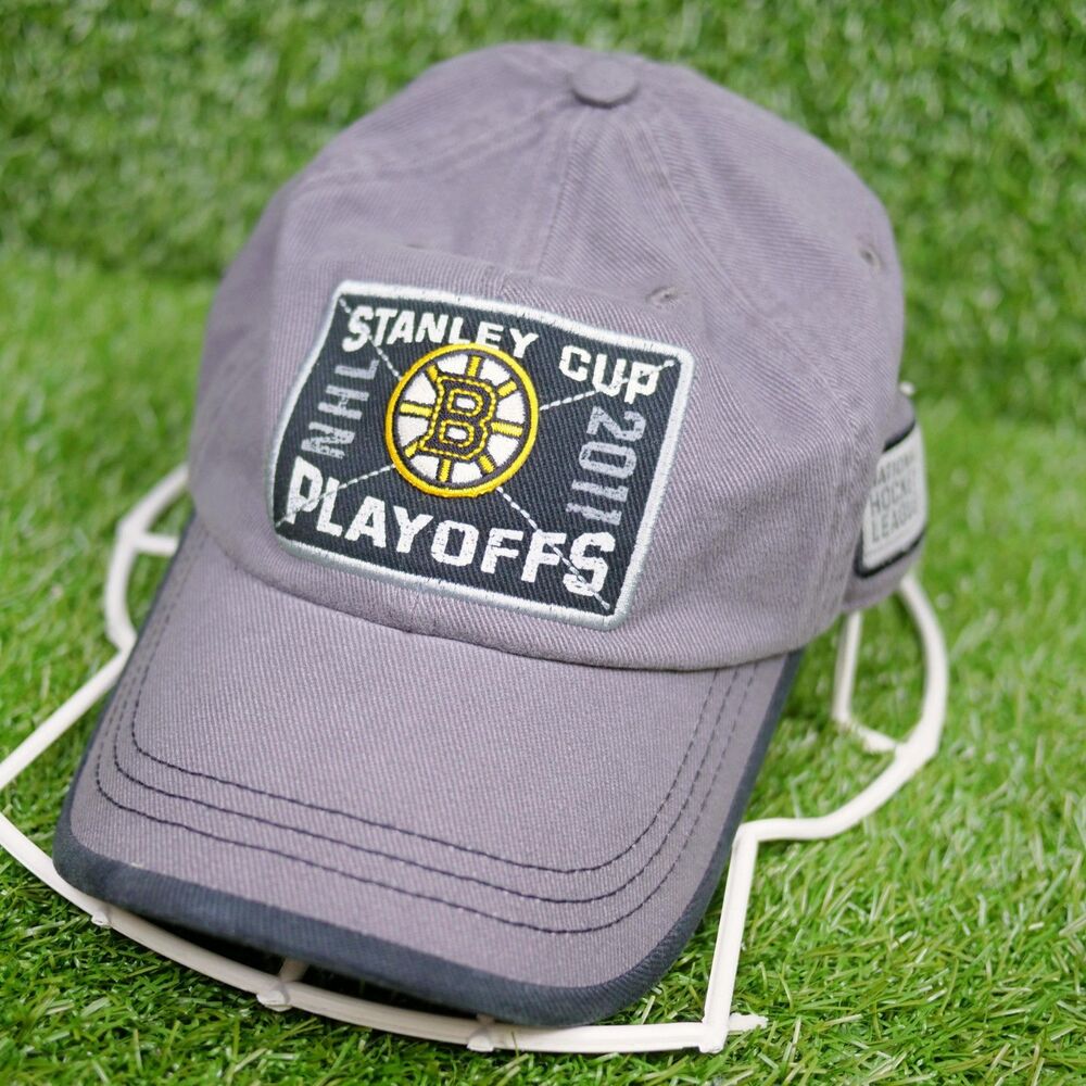 2011 Boston Bruins Stanley Cup Playoffs Hat - Adjustable One Size